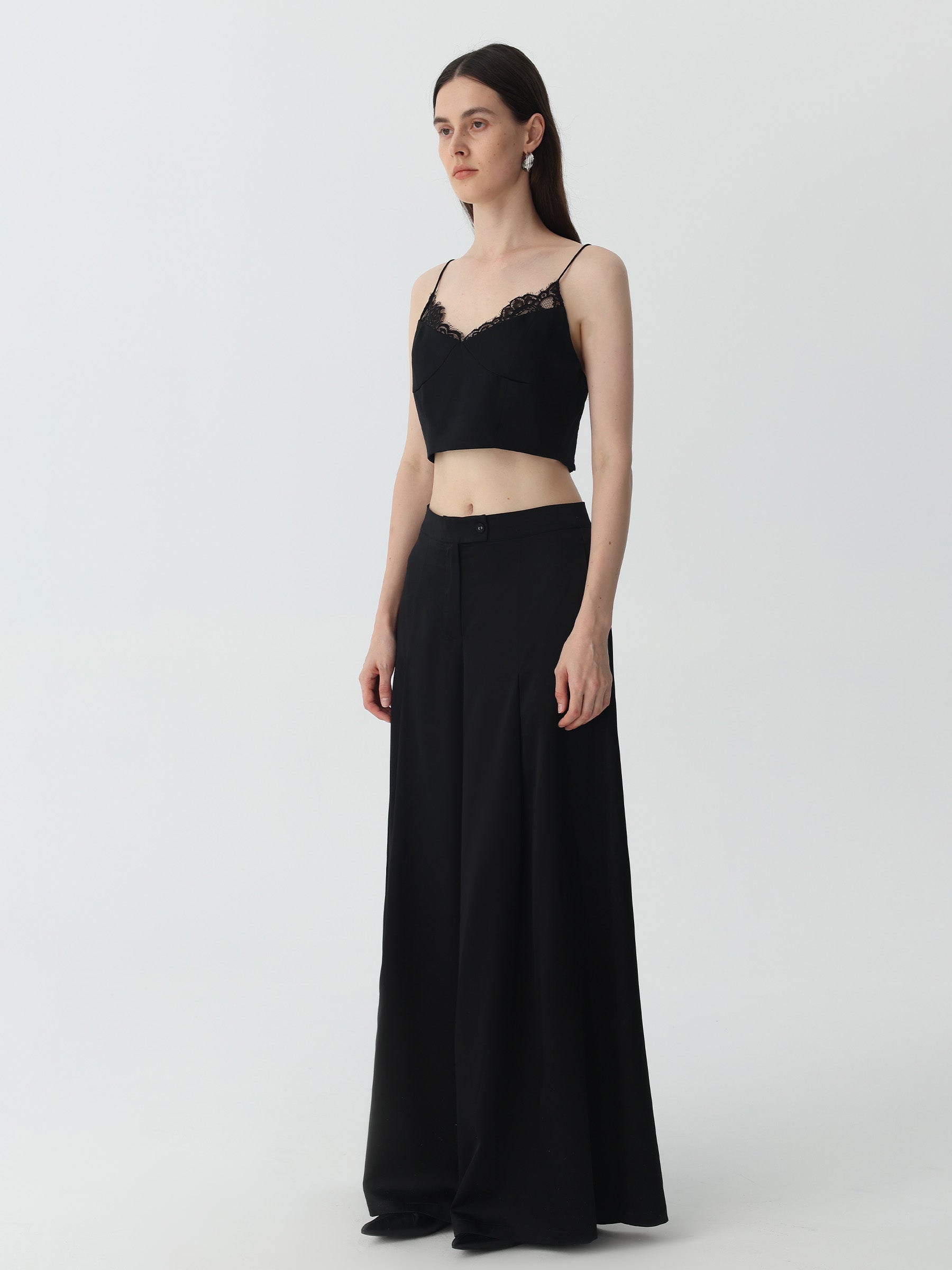 Women's Lace Camisole Crop Top