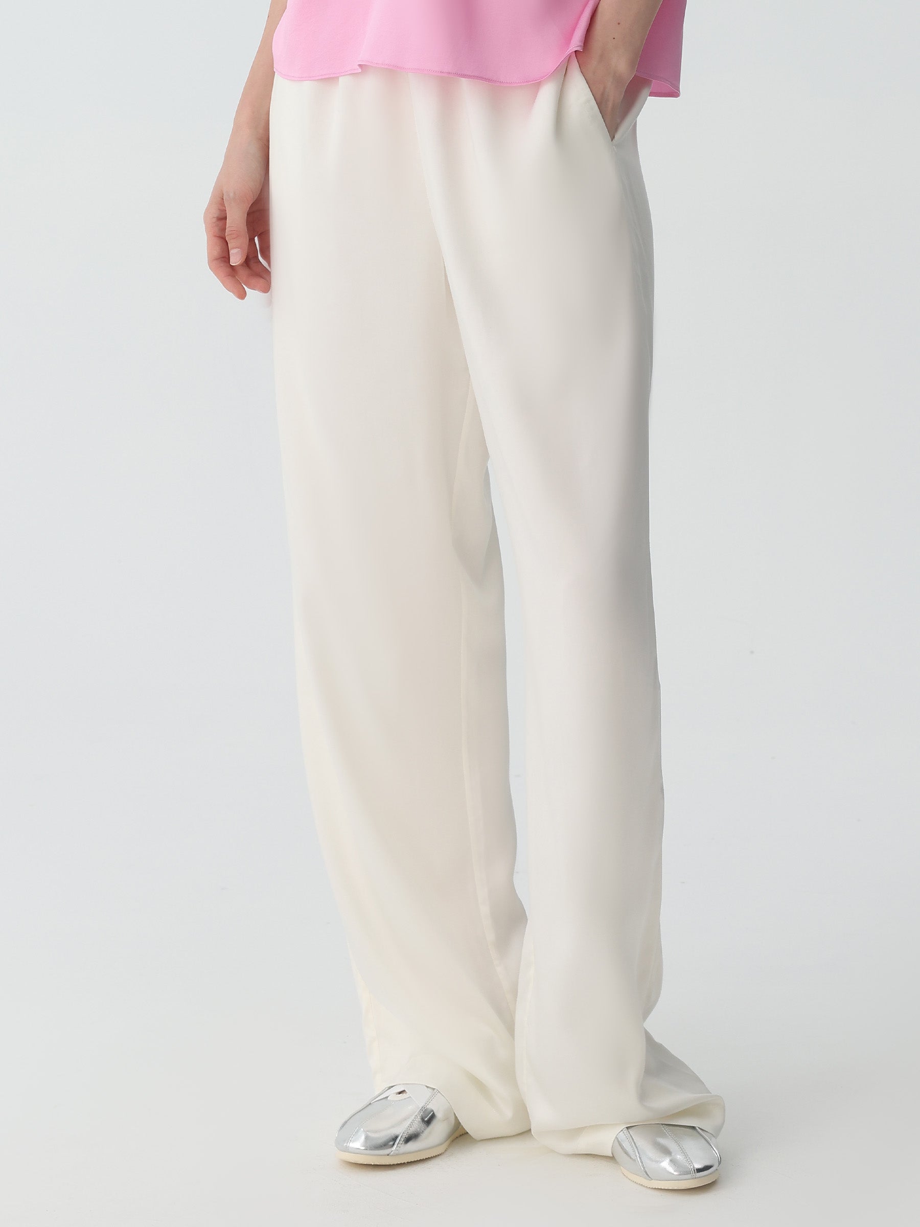 Women's Tencel Wide Leg Trousers