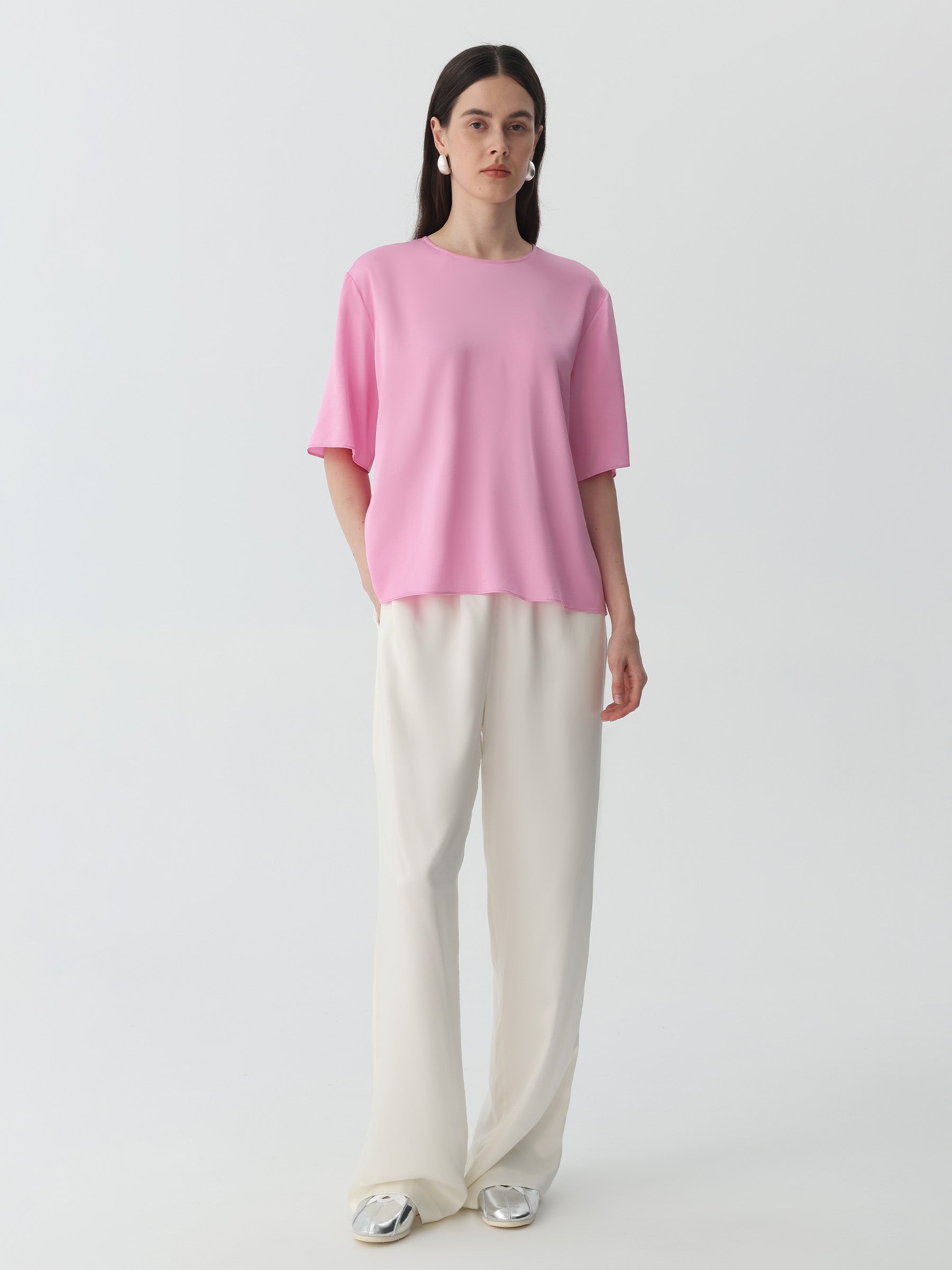 Women's Tencel Wide Leg Trousers