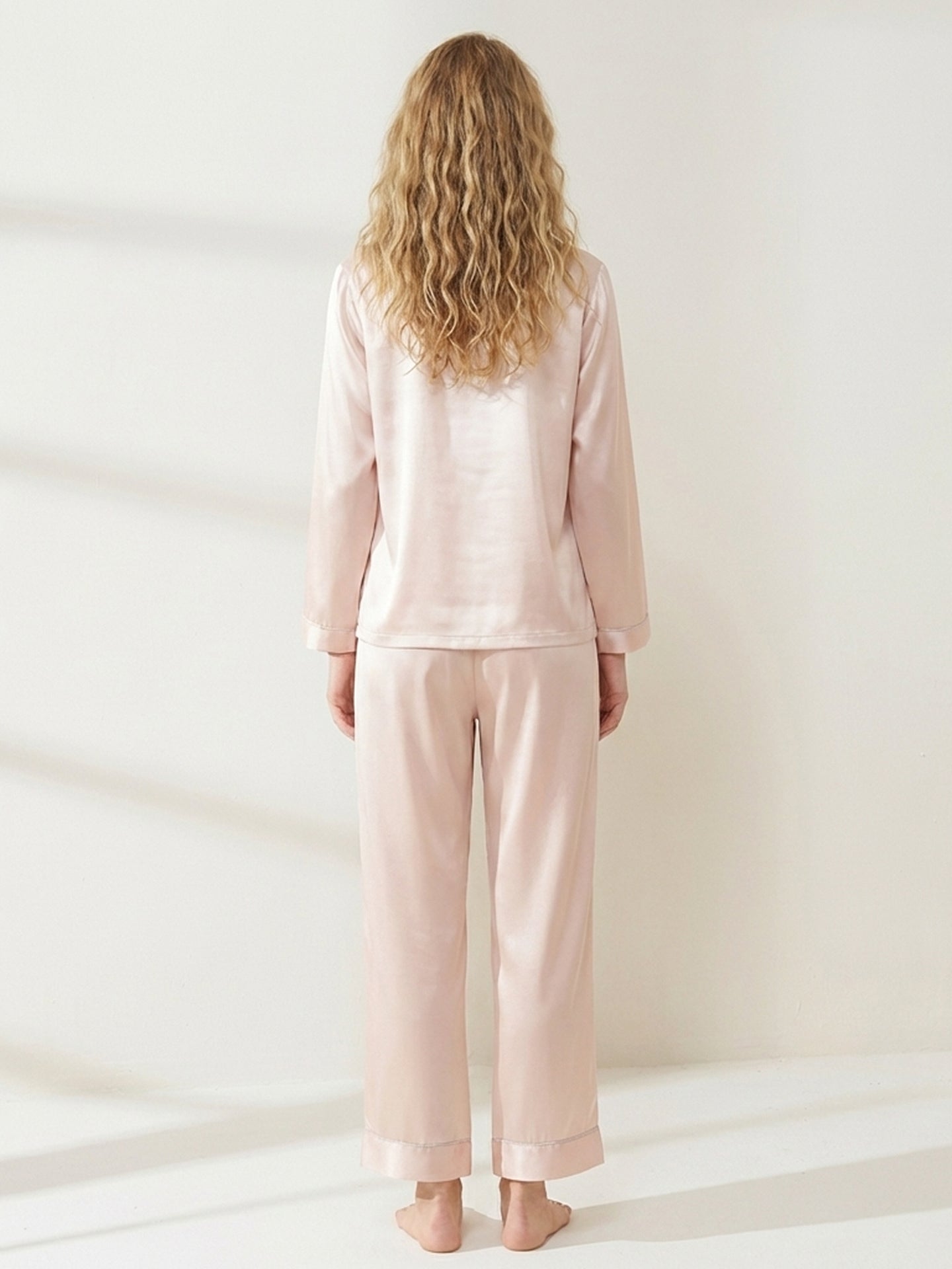 Ultimate 22 Momme Silk Pajamas#color_Blush Pink