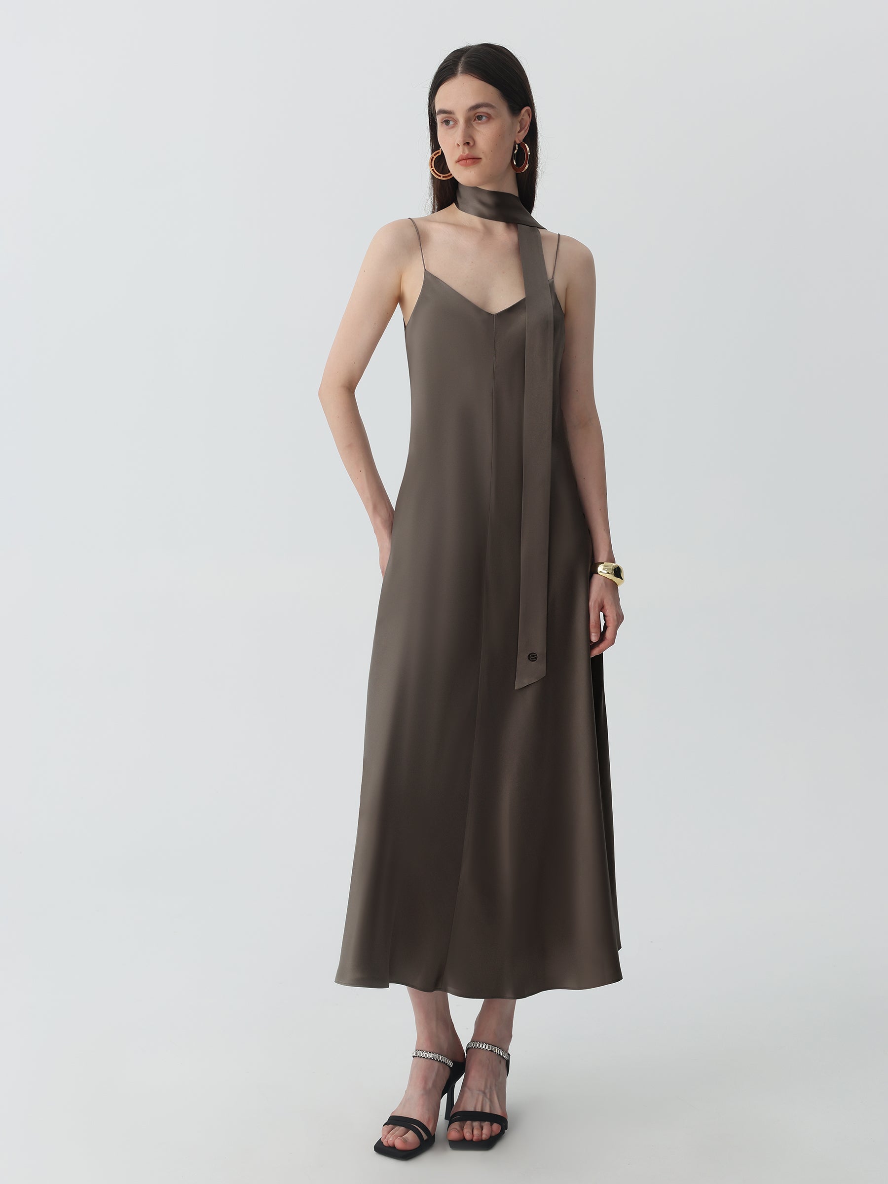 Pure Silk V-Neck Cami Dress Pure Silk V-Neck Cami Dress