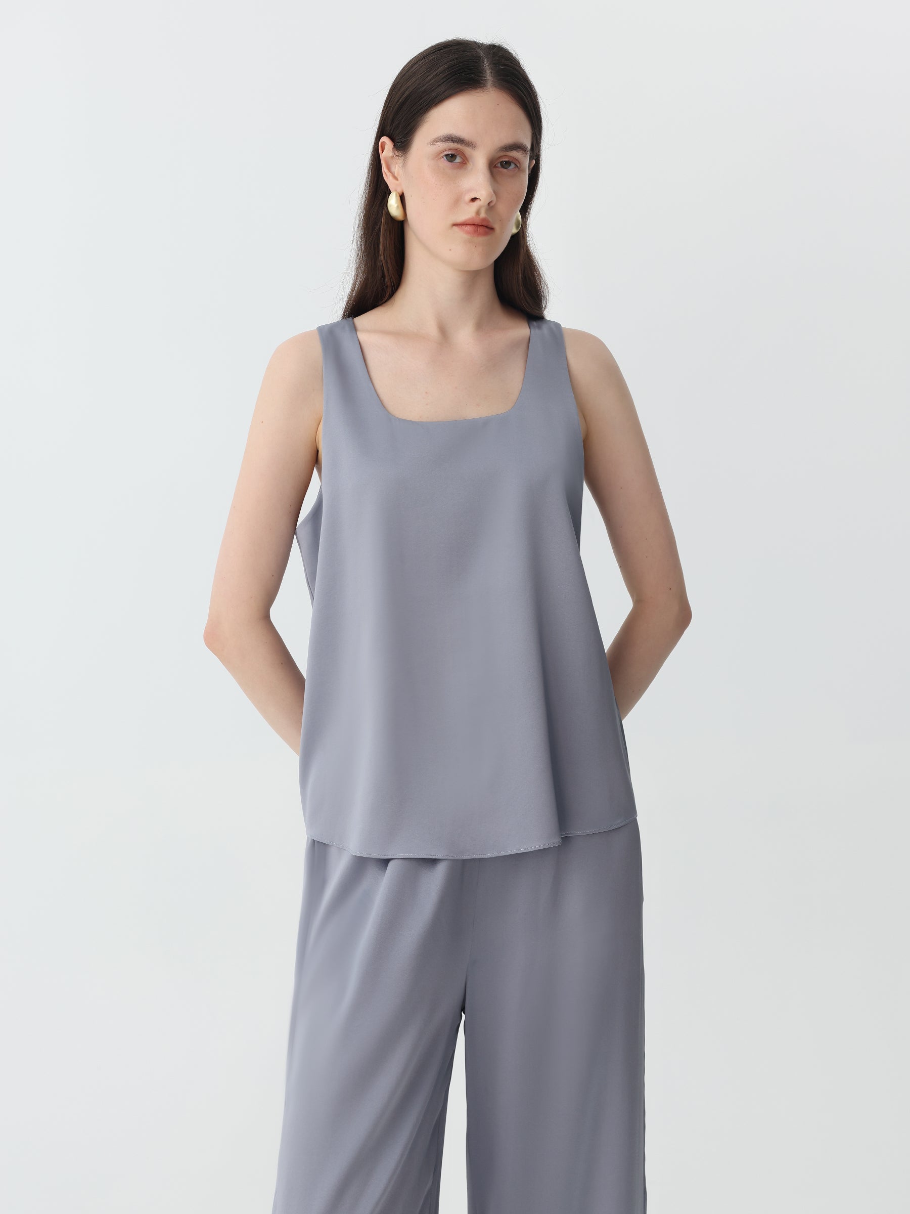 Tank Tops for Women #color_Indigo Gray