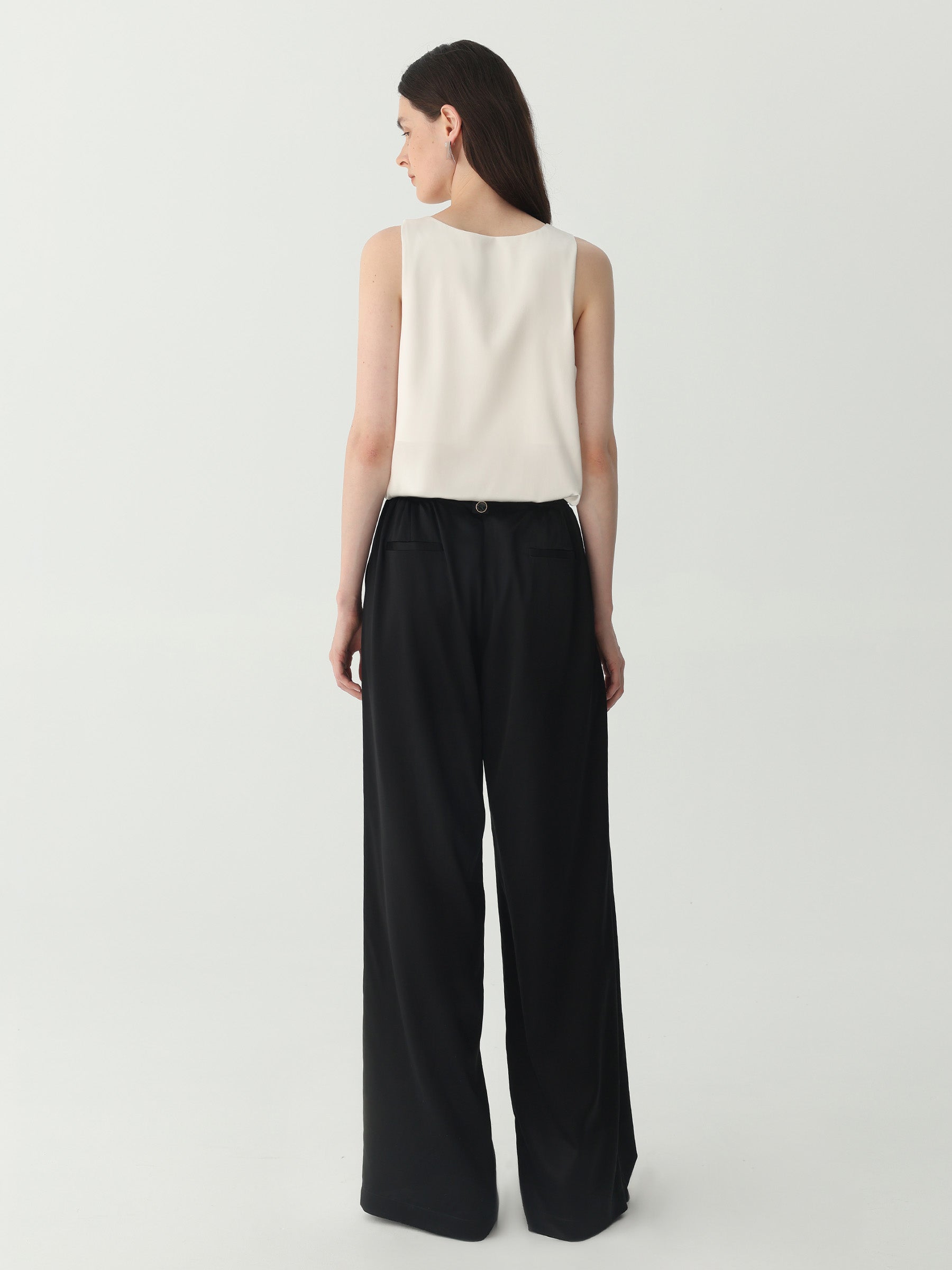 Wide Leg Pants #color_Black