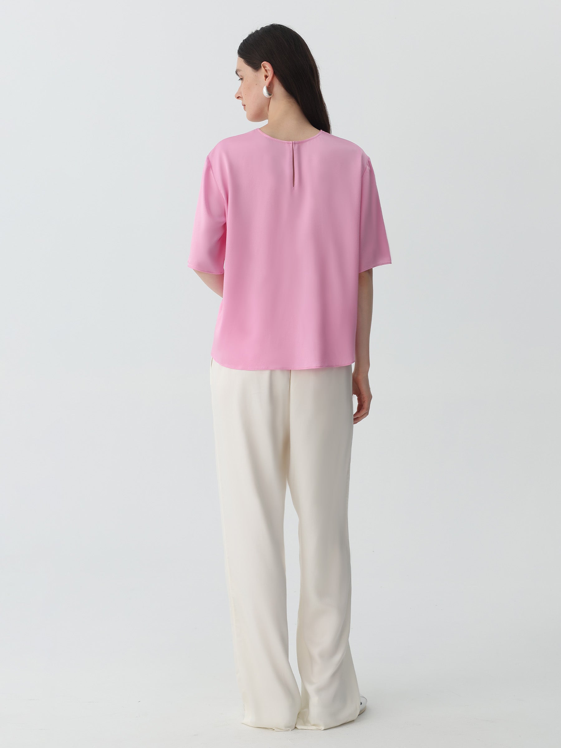 Women's Tencel Wide Leg Trousers