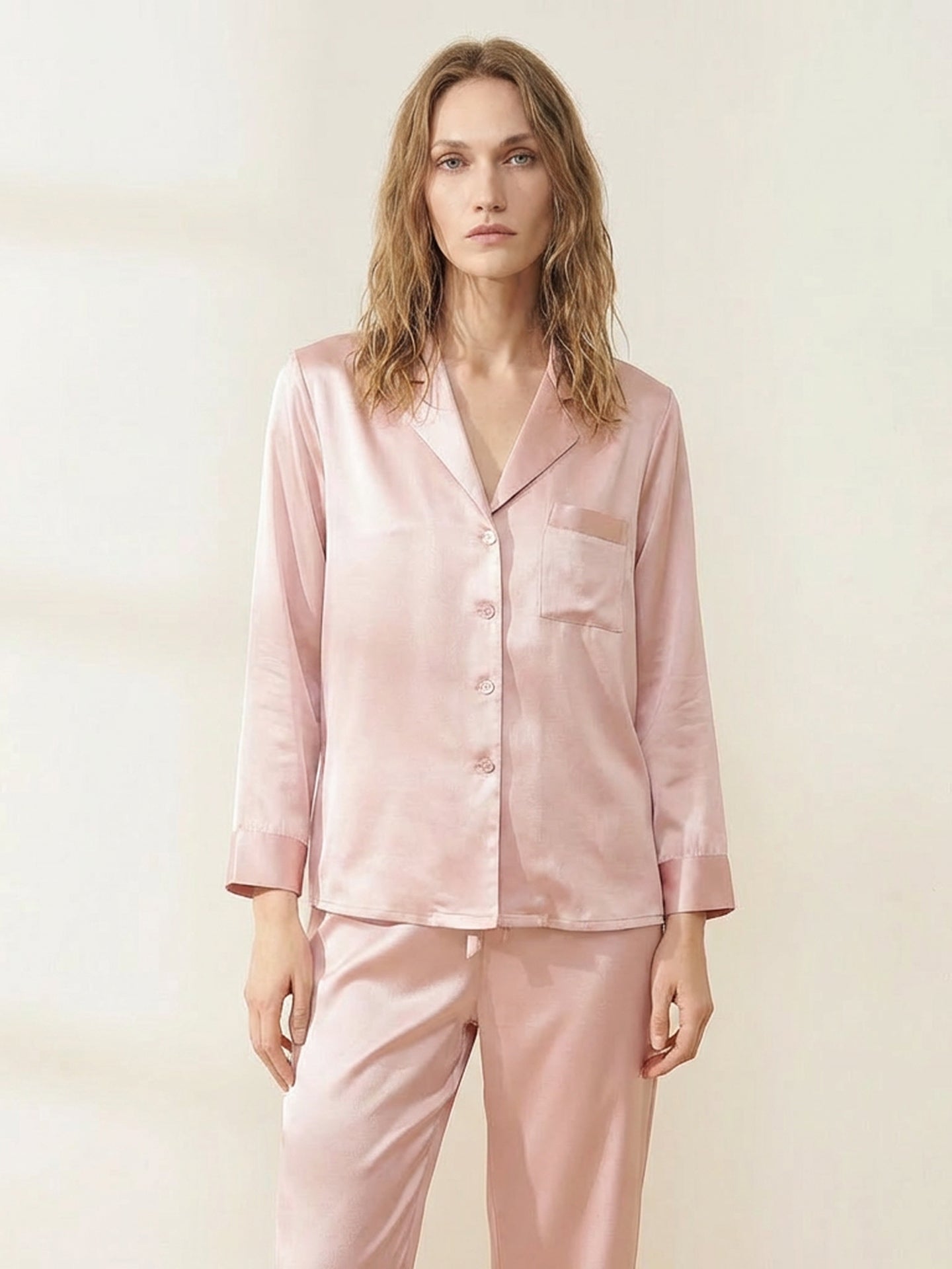 The Ultimate Silk Sleep Set#color_Blush Pink