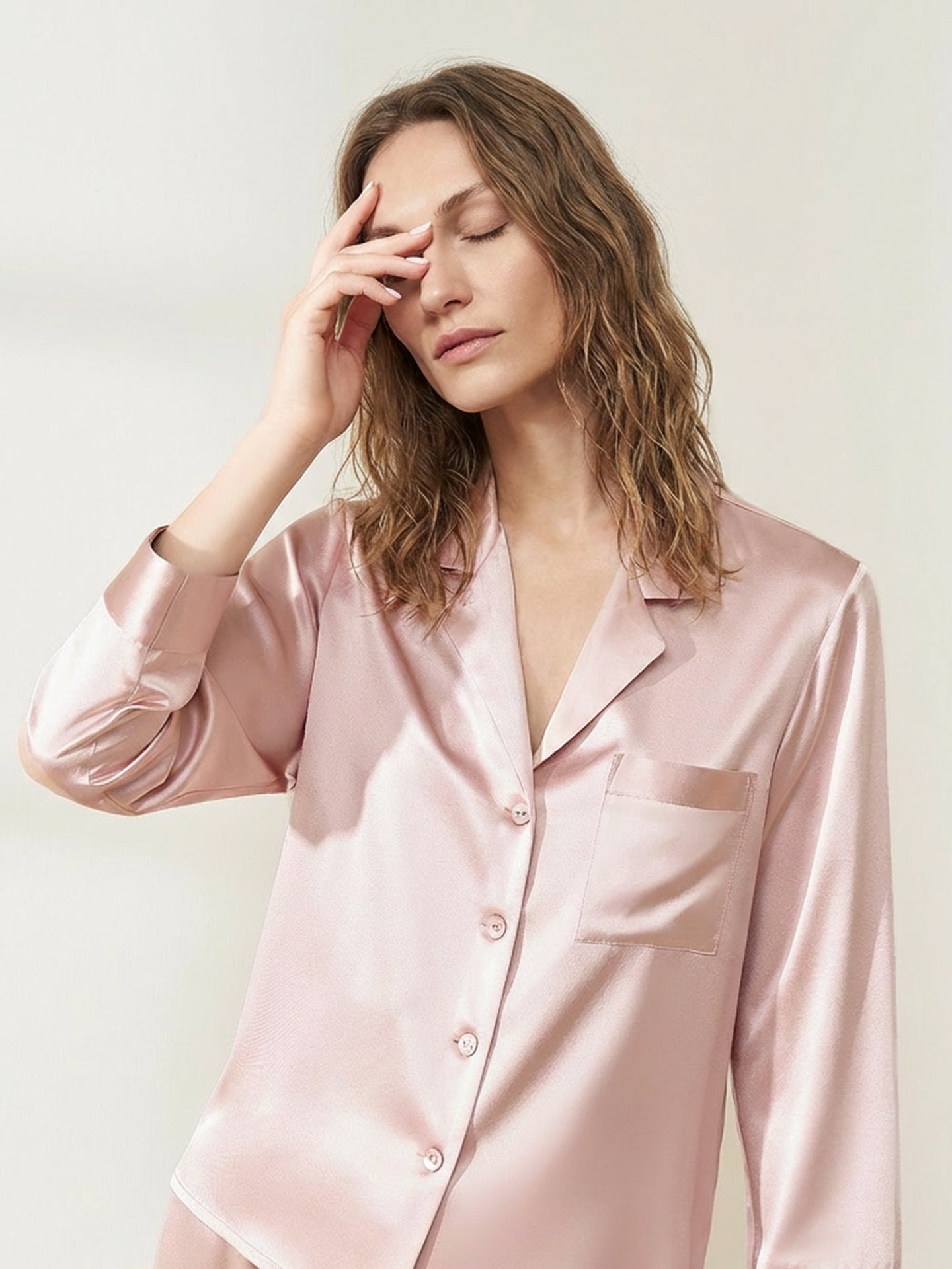 The Ultimate Silk Sleep Set#color_Blush Pink