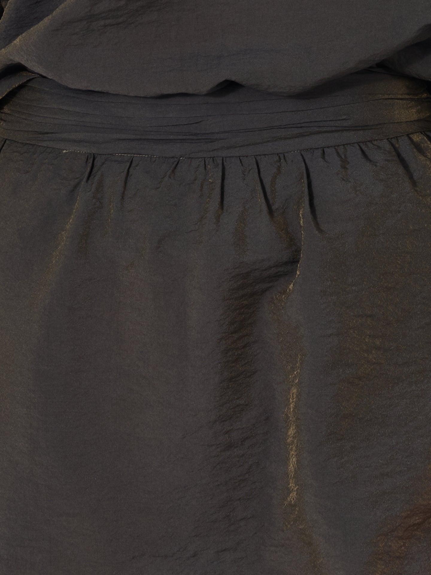 Minimalist Elastic-Waist Midi Pencil Skirt#color_Charcoal