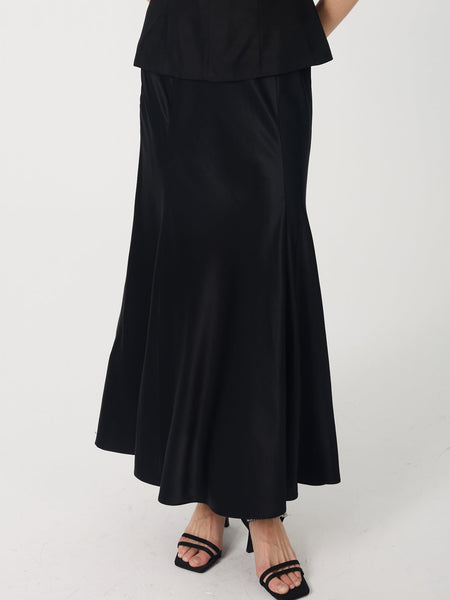 Silk Mermaid Skirt | 19 Momme Fishtail Skirt | Mislorraine