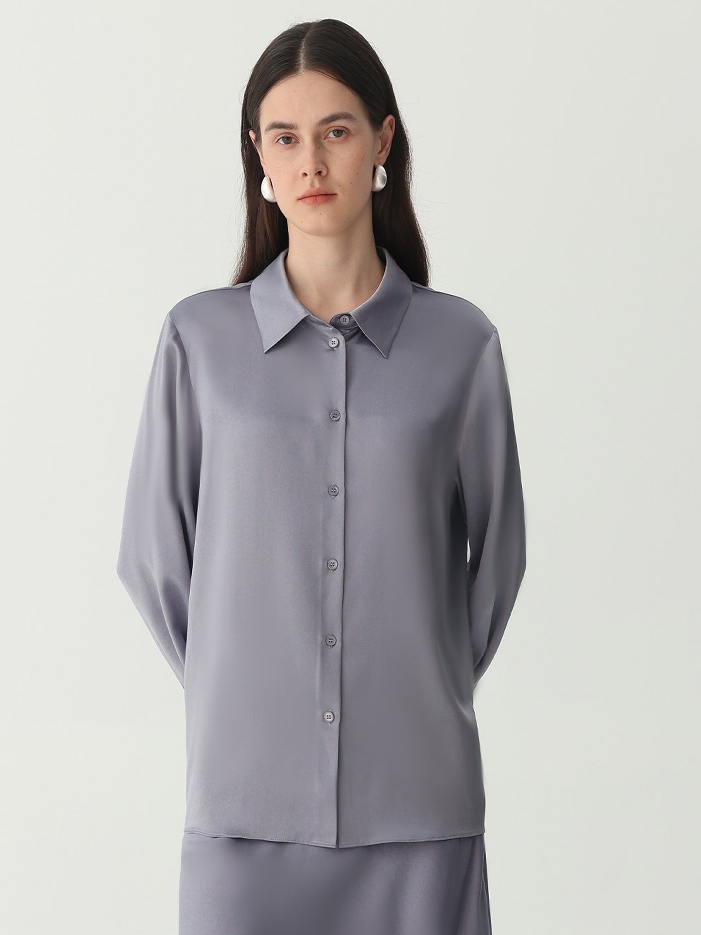 Classic Silk Shirt | Button-Down